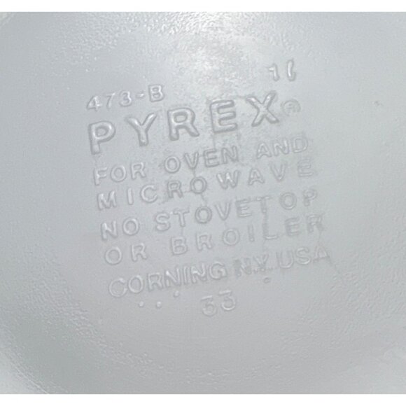 Pyrex Butterfly Gold 1 Quart Casserole Dish with Lid 473B Vintage - Picture 5 of 12